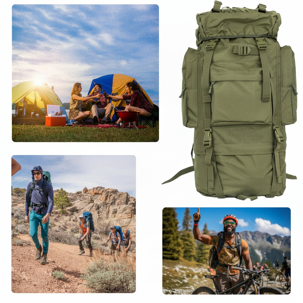 Camping & Hiking Adventure Tactical 65L Backpack