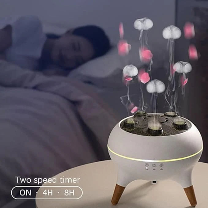 Aromatherapy Humidifier with 7-Color Lights & Remote Control – 250ml Capacity