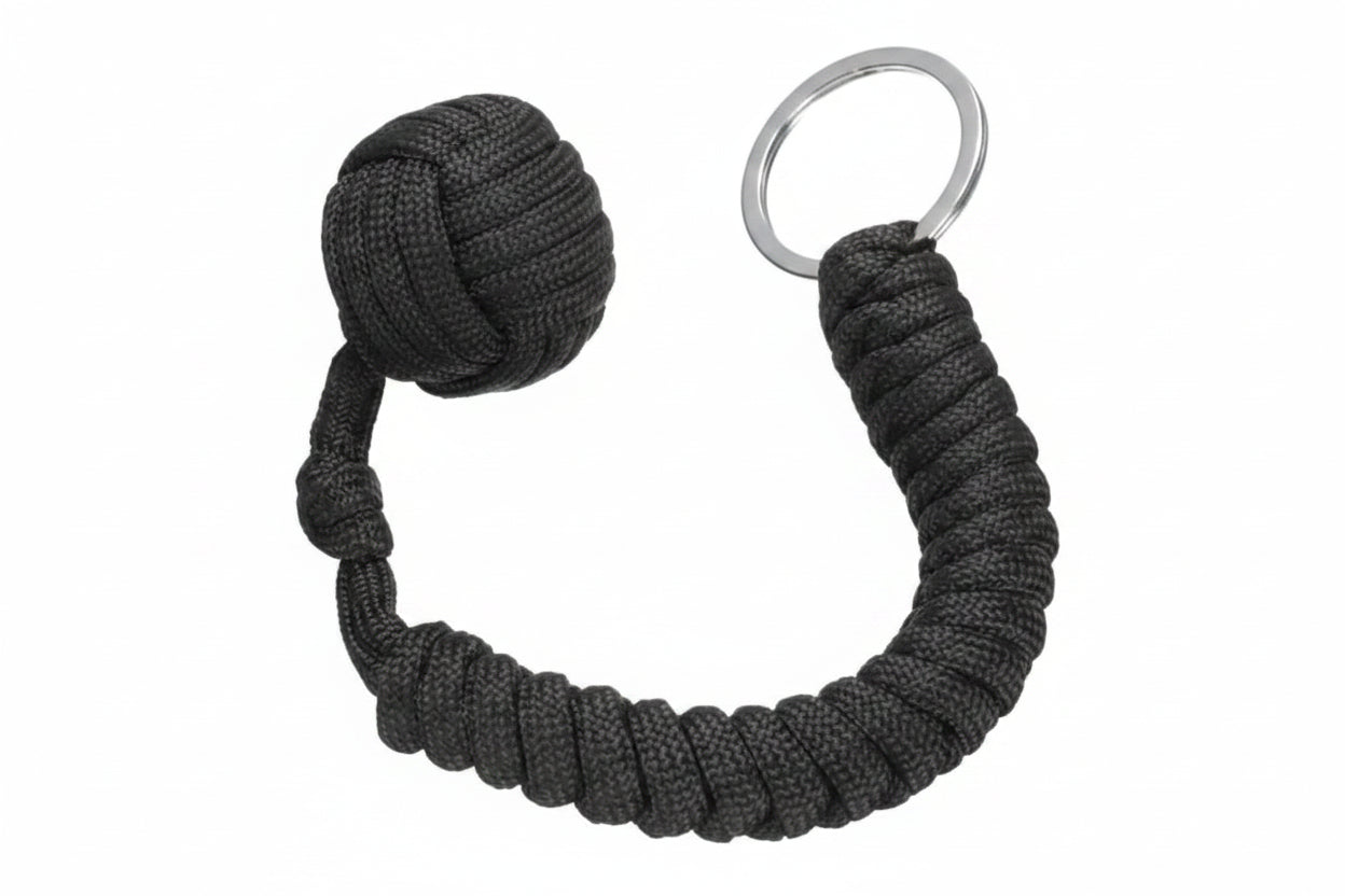 Monkeys Fist Self Defense Emergency Lanyard Keychain EDC