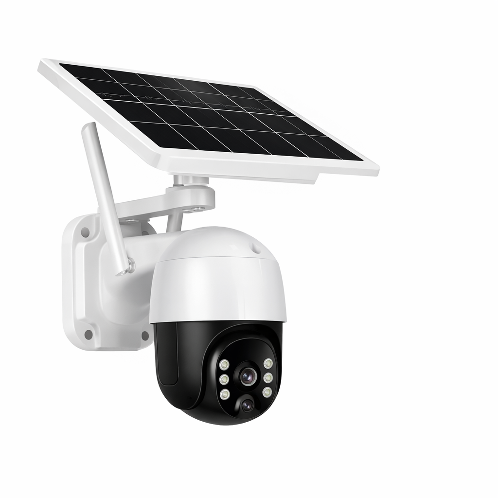 Solar PTZ Security Camera with Full-Colour Night Vision & Two-Way Audio