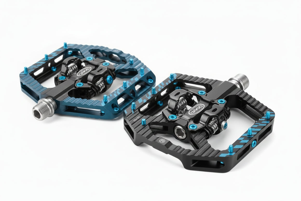 Footboard Non-Slip Double-Sided Cleat SPD Mountain Bike Downhill Pedals
