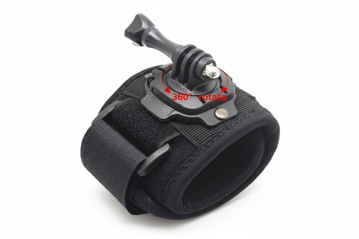 Wrist Mount with 360° Rotation for GoPro Cameras