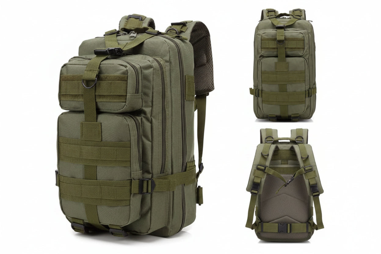 3P Military Camping Tactical Outdoor Backpack 30L - GREEN