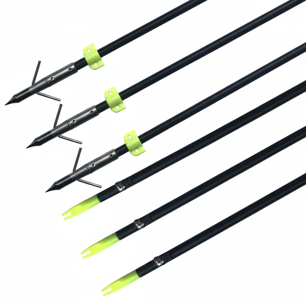 Bowfishing Arrows with Stainless Steel Broadheads