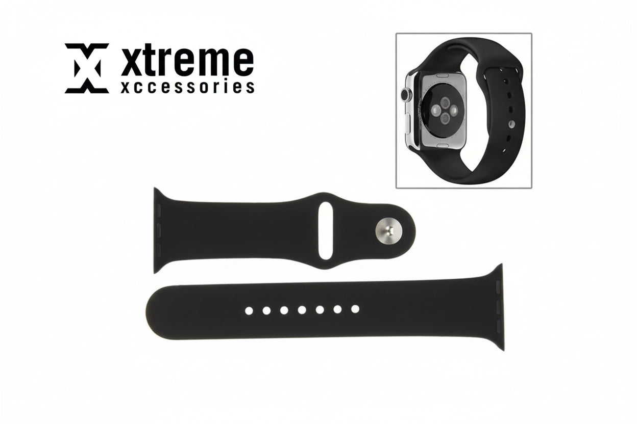 Classic Silicone Apple Watch Strap – 42/44/45/49mm | S/M