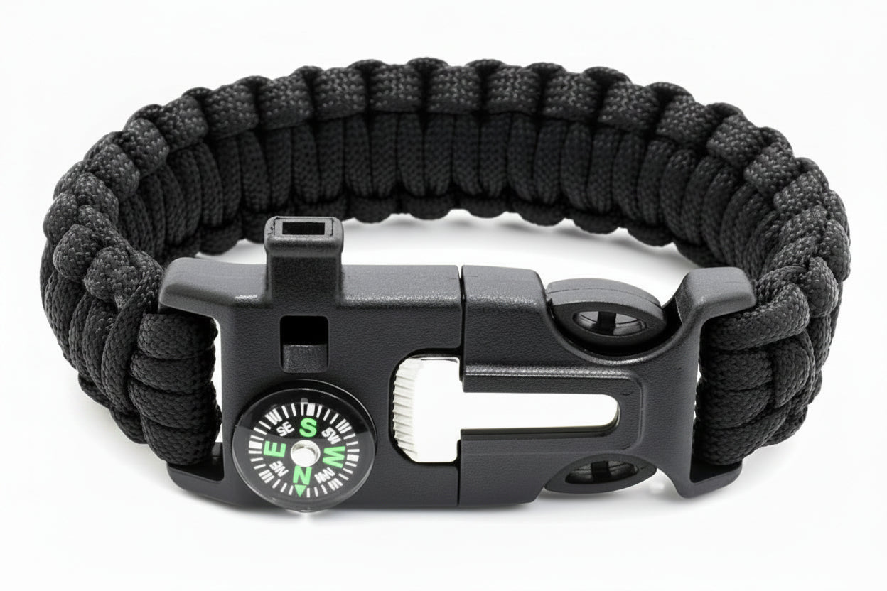 Survival 5-in-1 Bracelet - Survival & Camping Kits