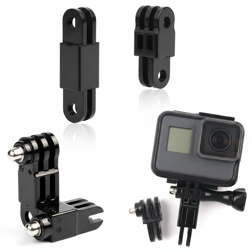Action Cameras Same Direction Straight Joints Connection Mount Adapter for GoPro