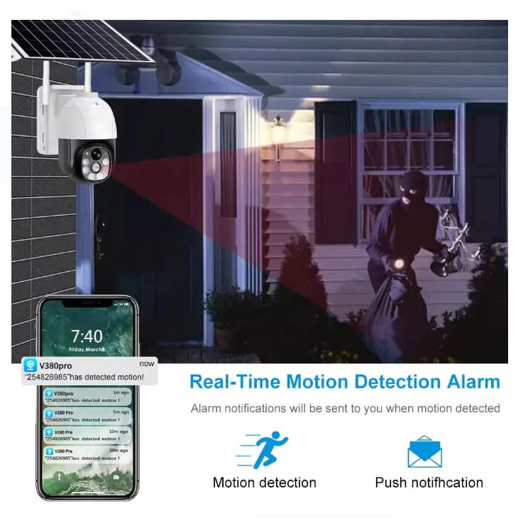 4G 4MP Outdoor CCTV Camera