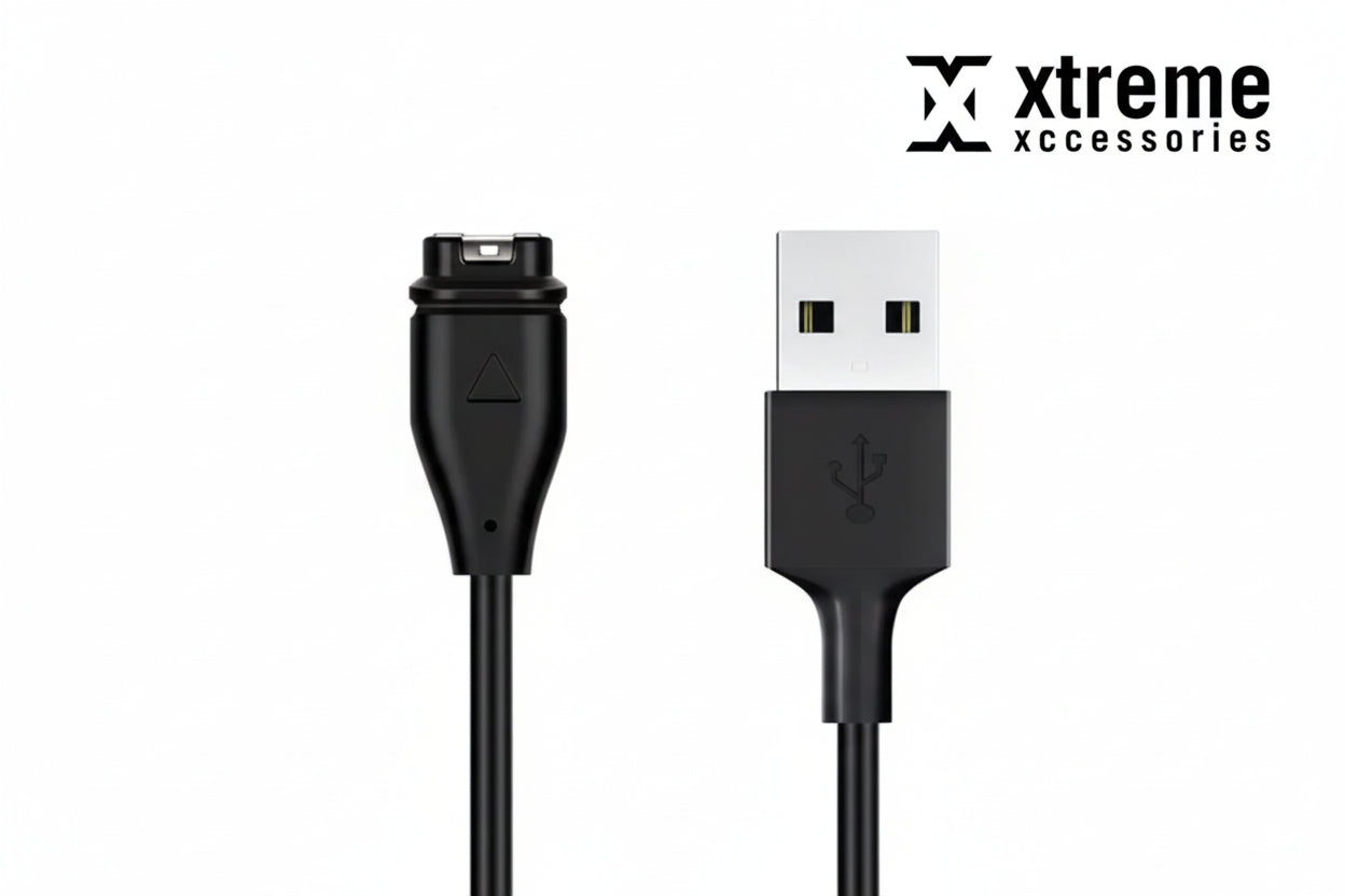 Garmin Charger Cable – Wide Compatibility | Fenix, Forerunner, Instinct & More