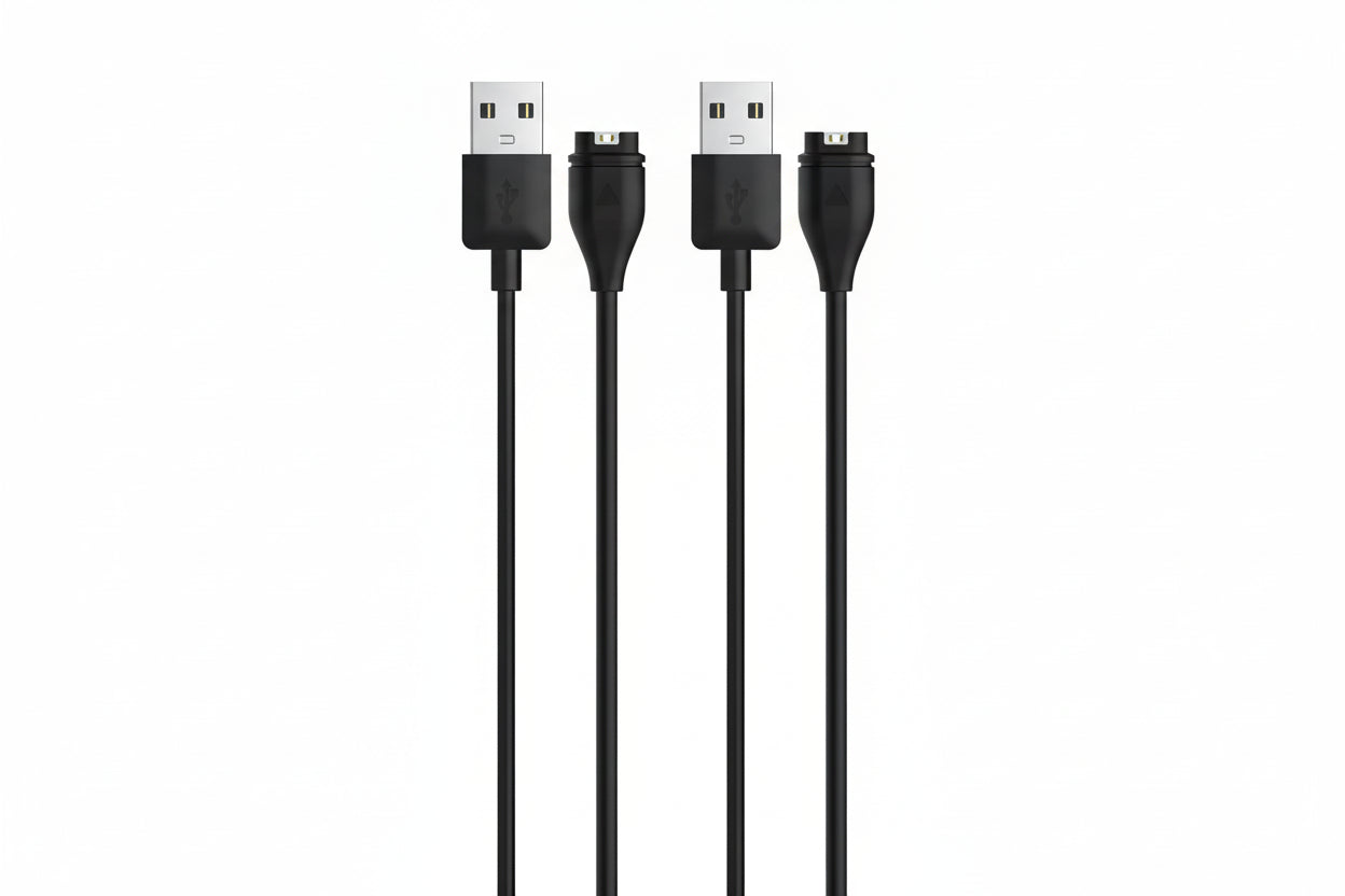 Garmin Charger Cable – Wide Compatibility | Fenix, Forerunner, Instinct & More