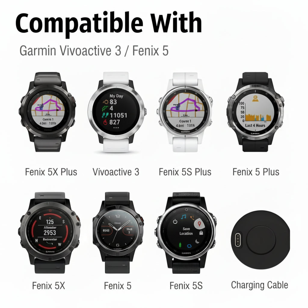 Garmin Charging Cradle with USB Cable – Wide Compatibility