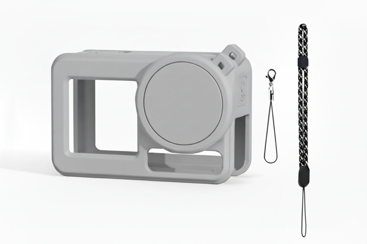DJI Osmo Action 5 Pro Rubber Silicone Case and Lens Cover