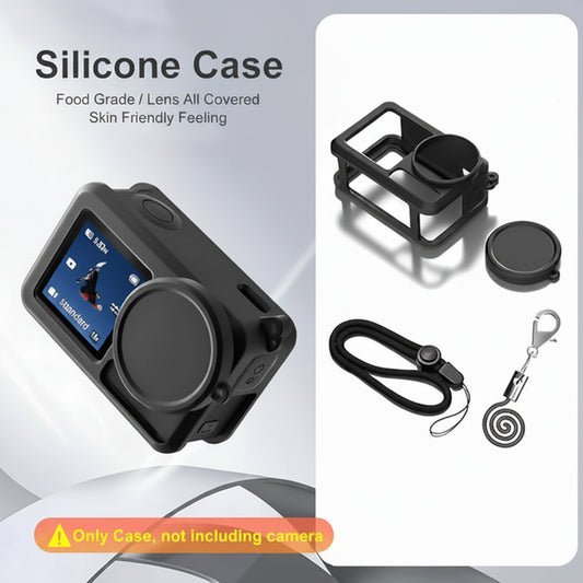 DJI Osmo Action 5 Pro Rubber Silicone Case and Lens Cover