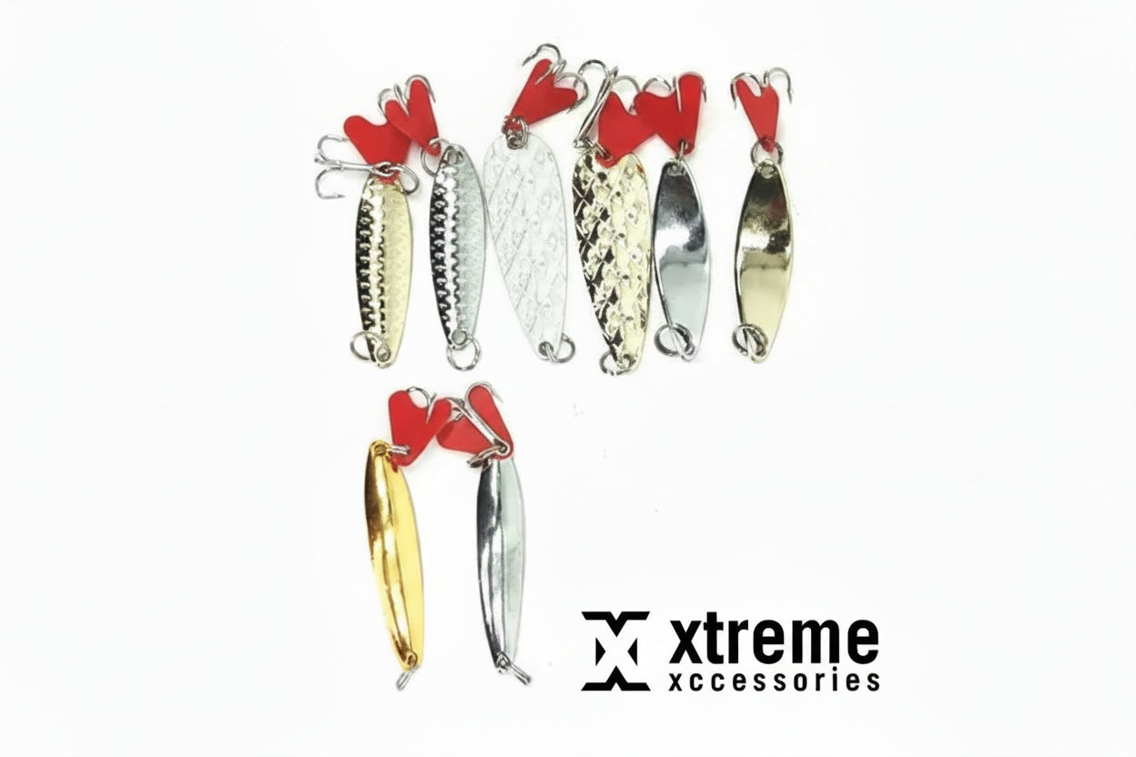 Fishing Lure 49 Pcs Metal and Soft