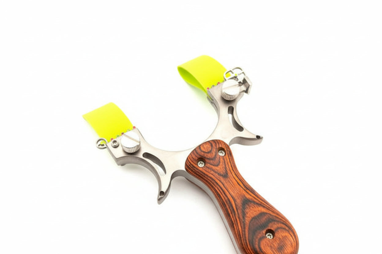 Classic Wooden Handle Slingshot