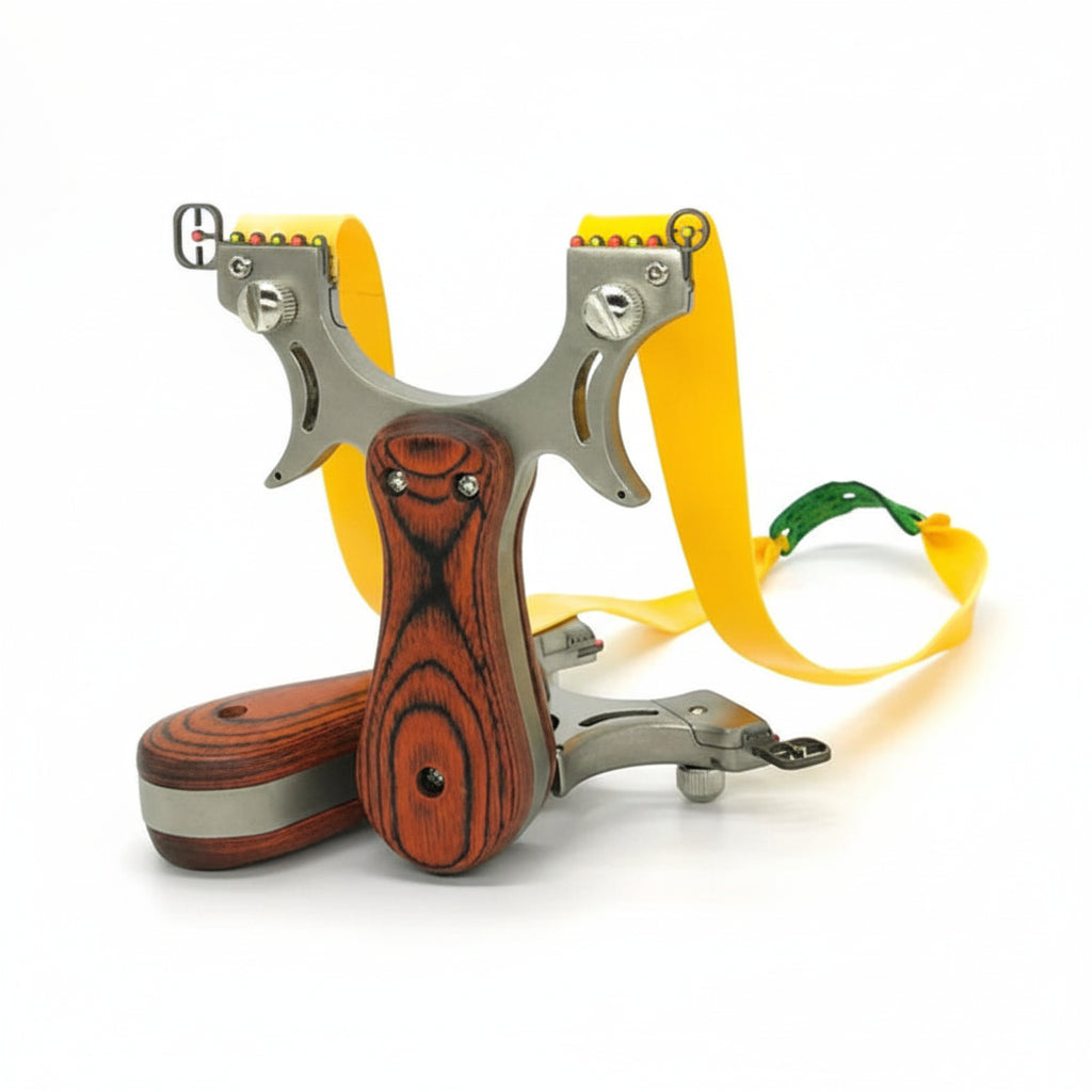Classic Wooden Handle Slingshot