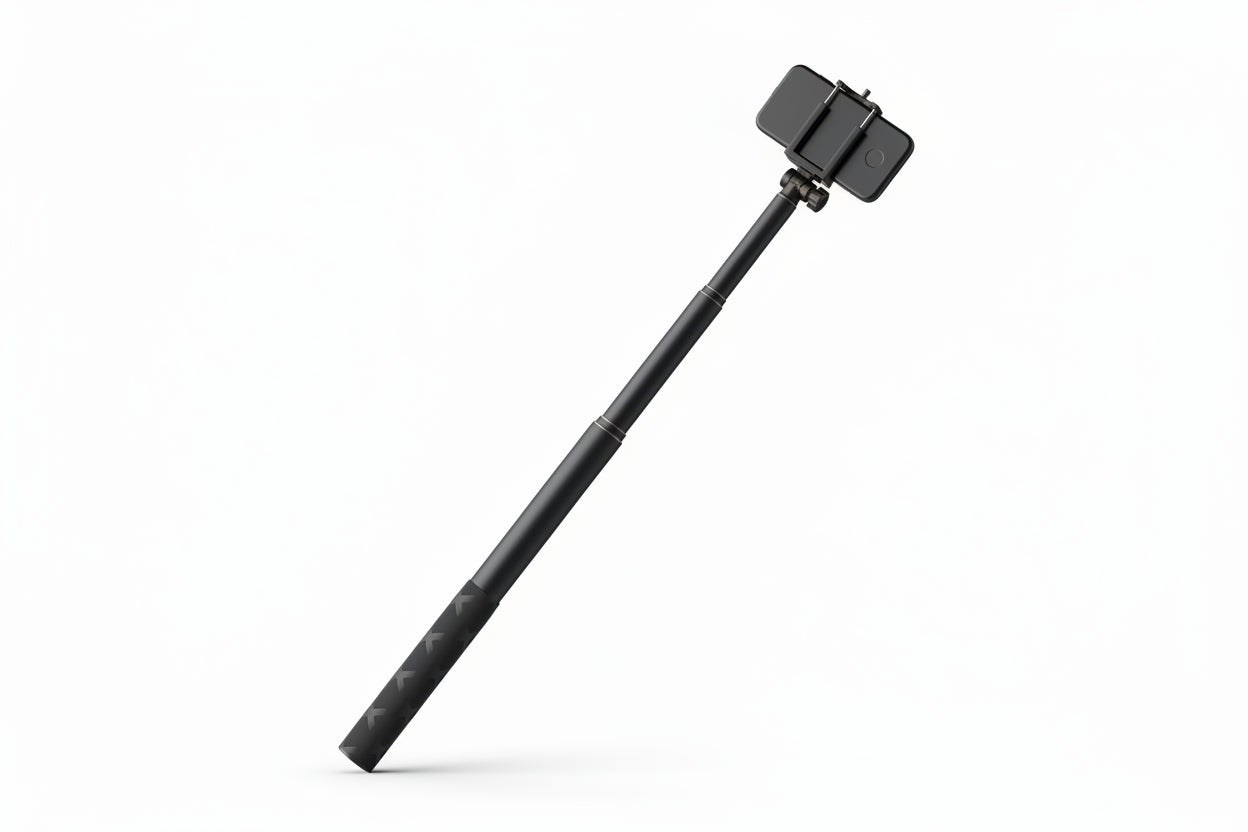 360 Invisible Selfie Stick – 1.2m Telescoping Pole