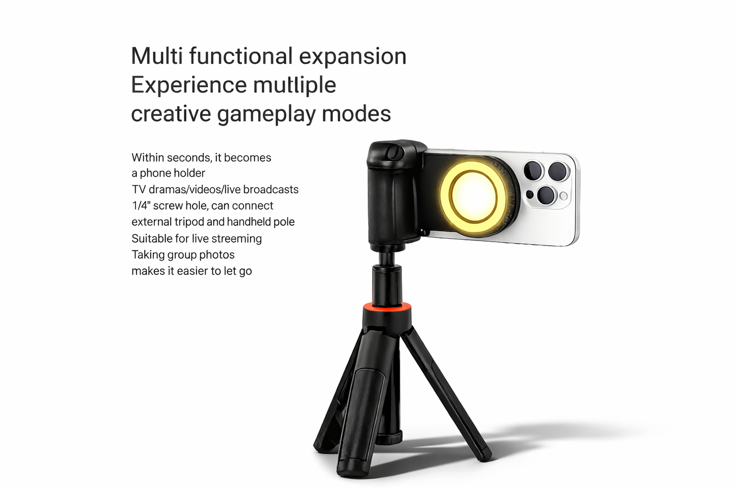 Magnetic Selfie Ring Light LED