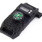 Paracord Survival Bracelet with Digital Watch Whistle Compass