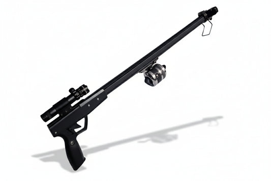 Long Rod Slingshot with Fishing Reel