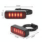 Rechargeable Waterproof Safety Warning Bicycle Light