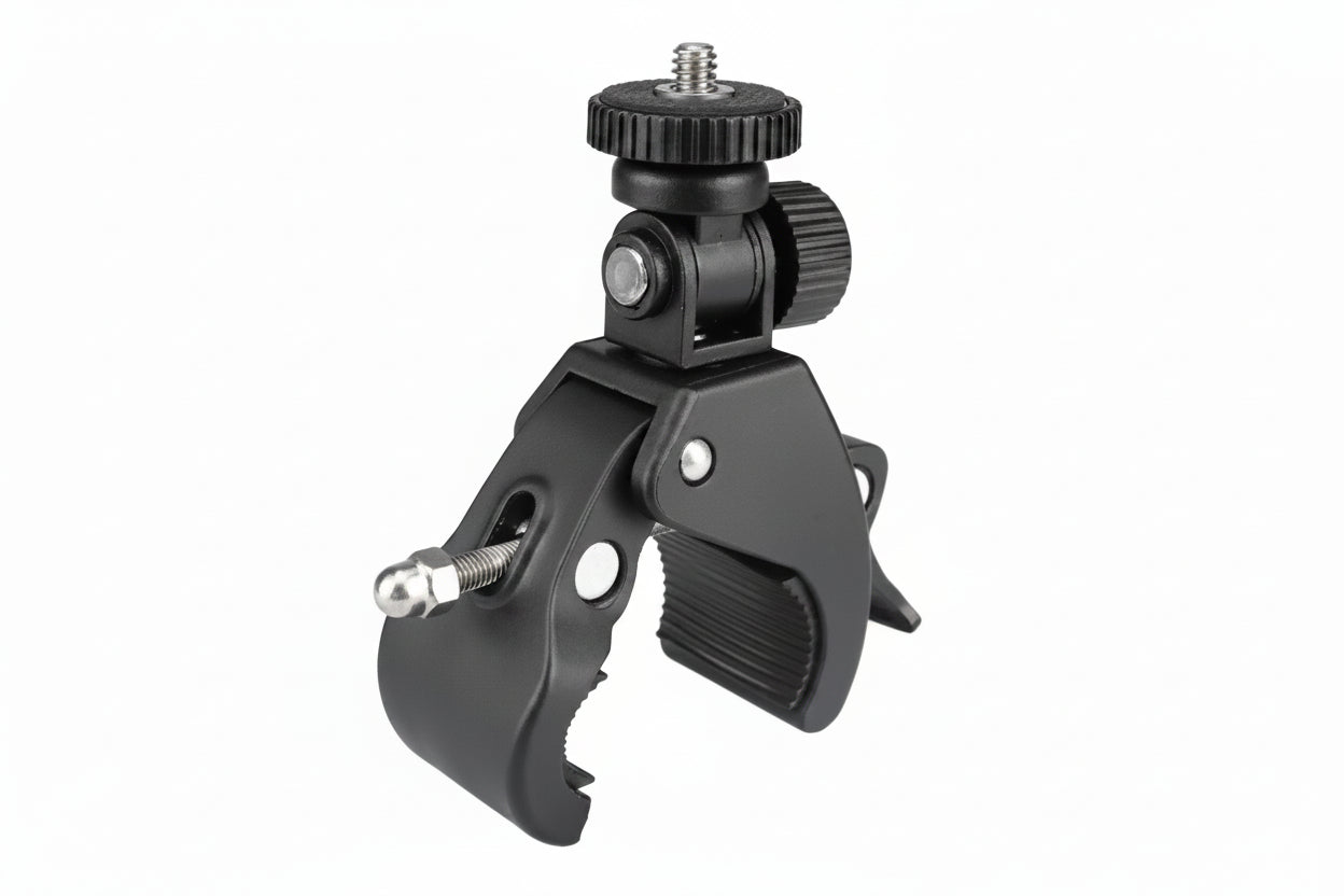 Heavy Duty Handlebar Clamp Mount for GoPro, Insta360 and other Action Cameras