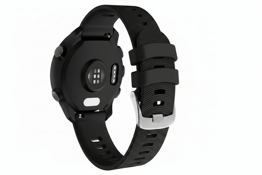 Xtreme Xccessories Waterproof 22mm Silicone Pin Strap for Garmin Forerunner 245 645 Vivoactive 3 Vivomove Venu & More Vivomove Style