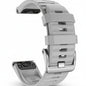 Xtreme Xccessories 22mm Silicone Watch Strap for Garmin - Grey - Watch Straps for Garmin