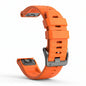 Xtreme Xccessories 22mm Silicone Watch Strap for Garmin - Orange - Watch Straps for Garmin