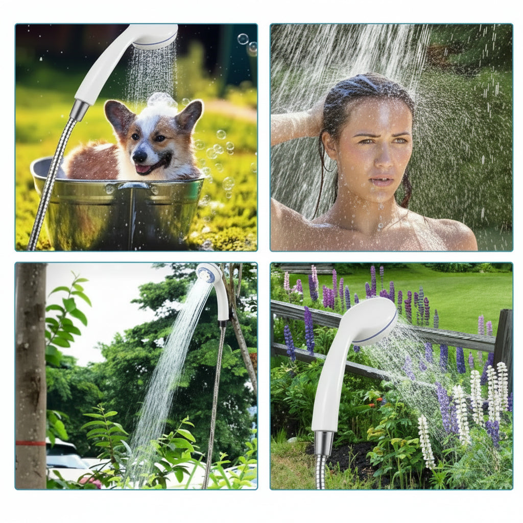 Rechargeable Portable Outdoor Shower