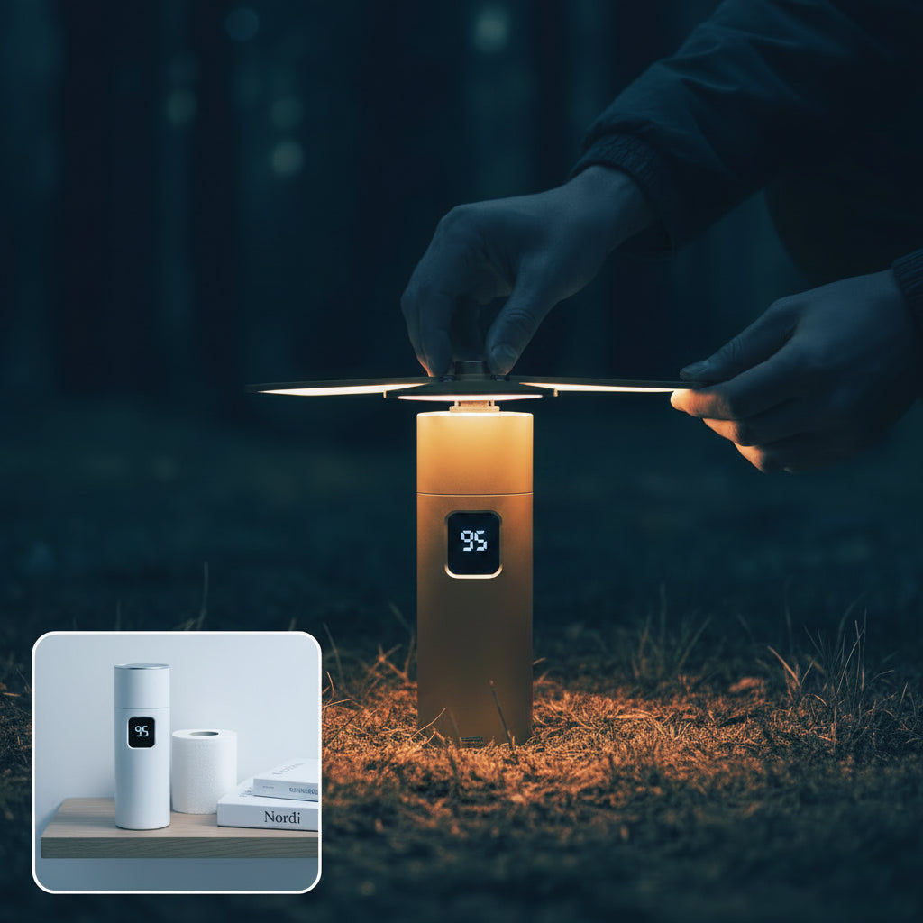 Smart Power Bank Bluetooth Speaker Outdoor Hanging Camping Light