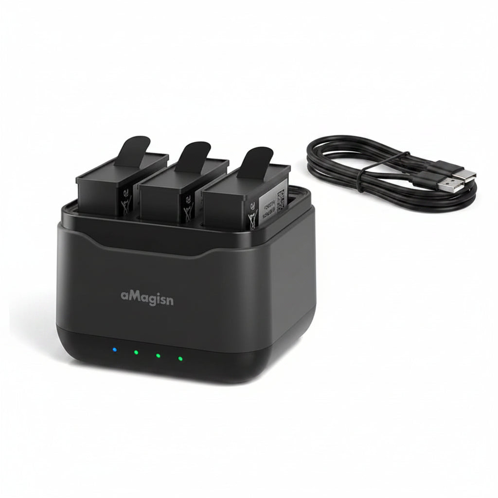 Triple Battery Charging Hub for DJI Osmo Action 5 Pro