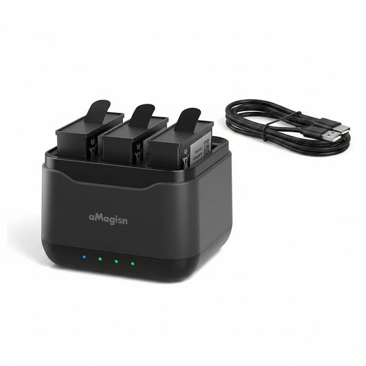 Triple Battery Charging Hub for DJI Osmo Action 5 Pro