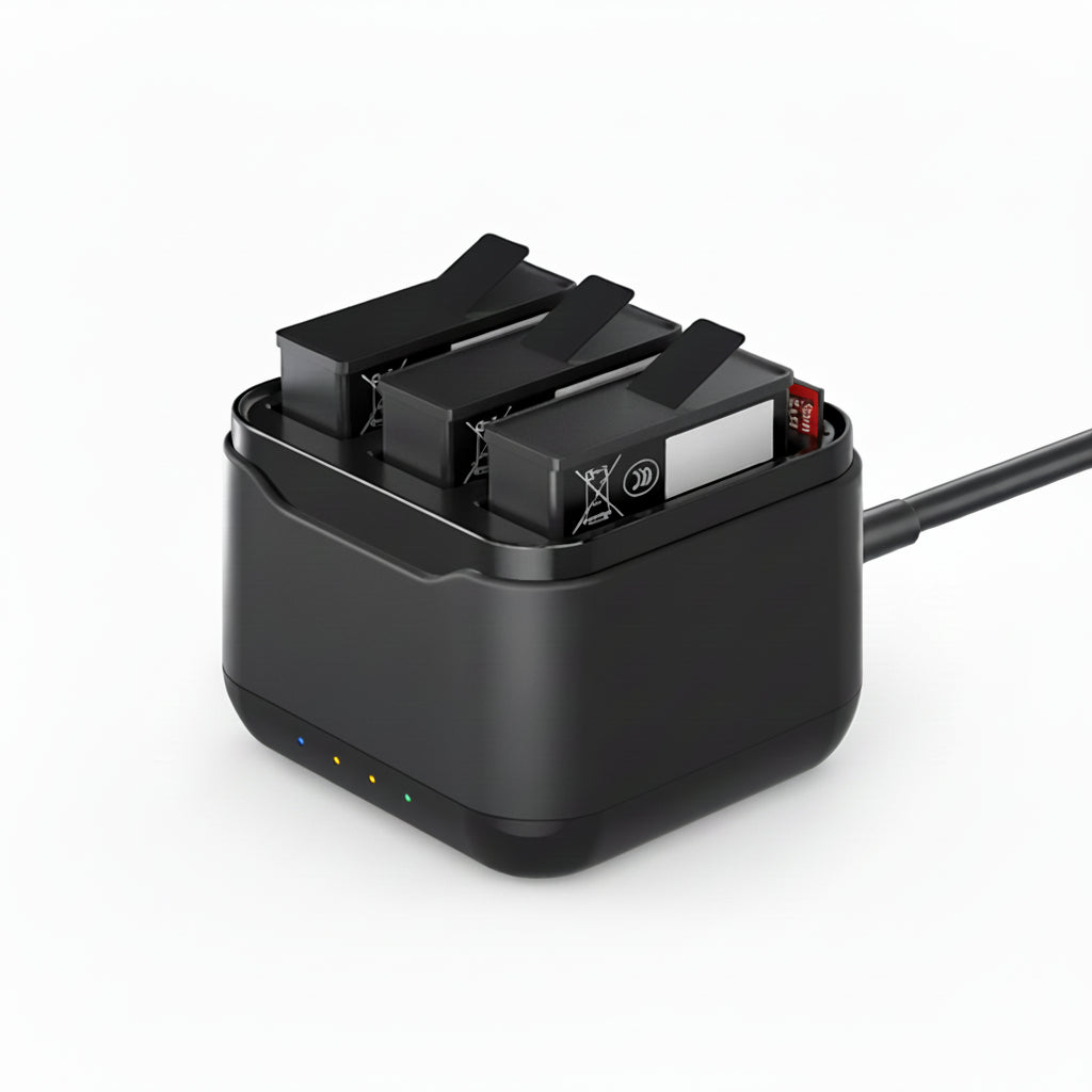 Triple Battery Charging Hub for DJI Osmo Action 5 Pro