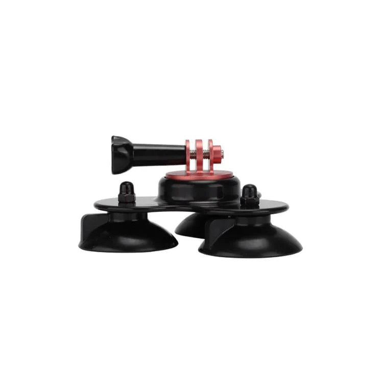 Triple Suction Cup Mount for GoPro & Action Cameras