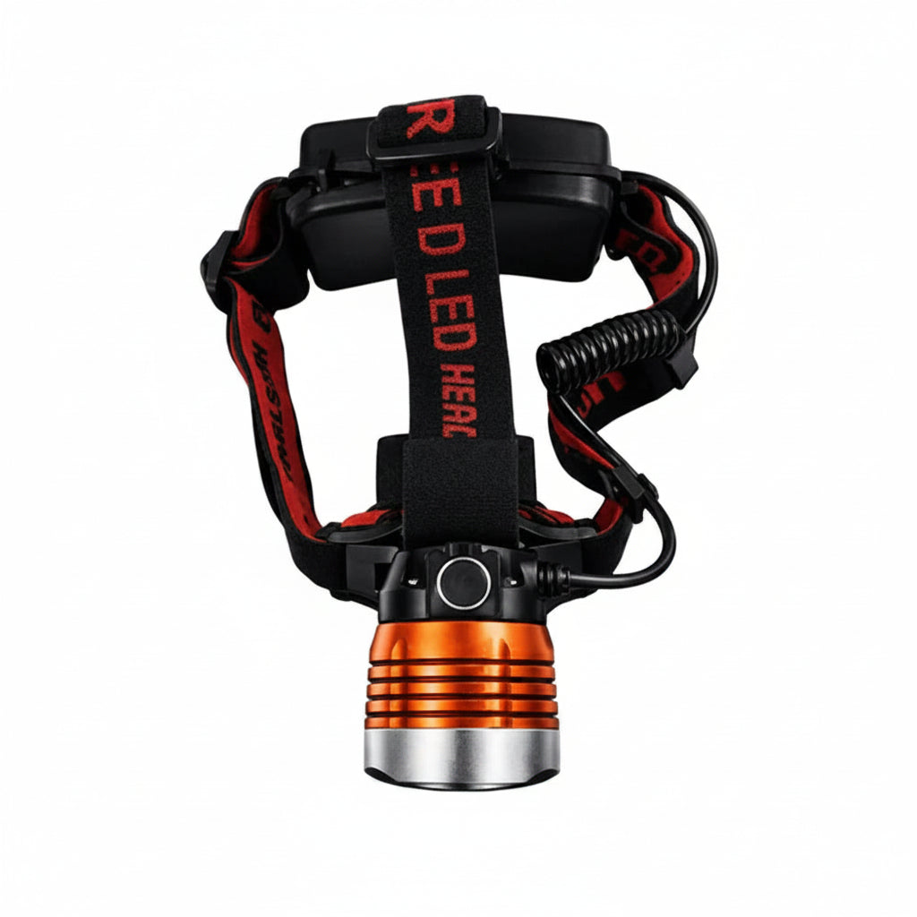 Ultra-Powerful Headlamp with Adjustable Zoom Lens