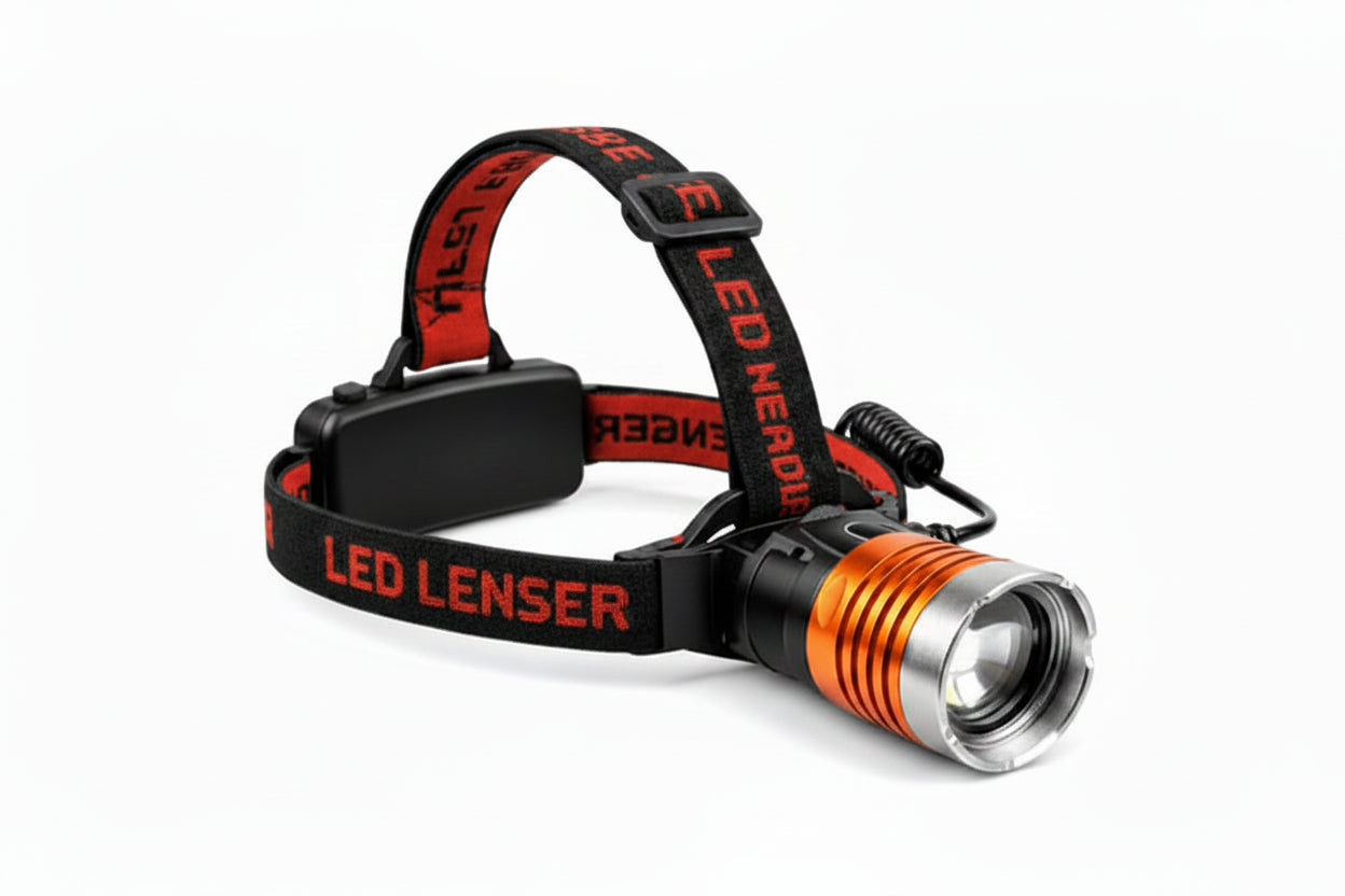 Ultra-Powerful Headlamp with Adjustable Zoom Lens