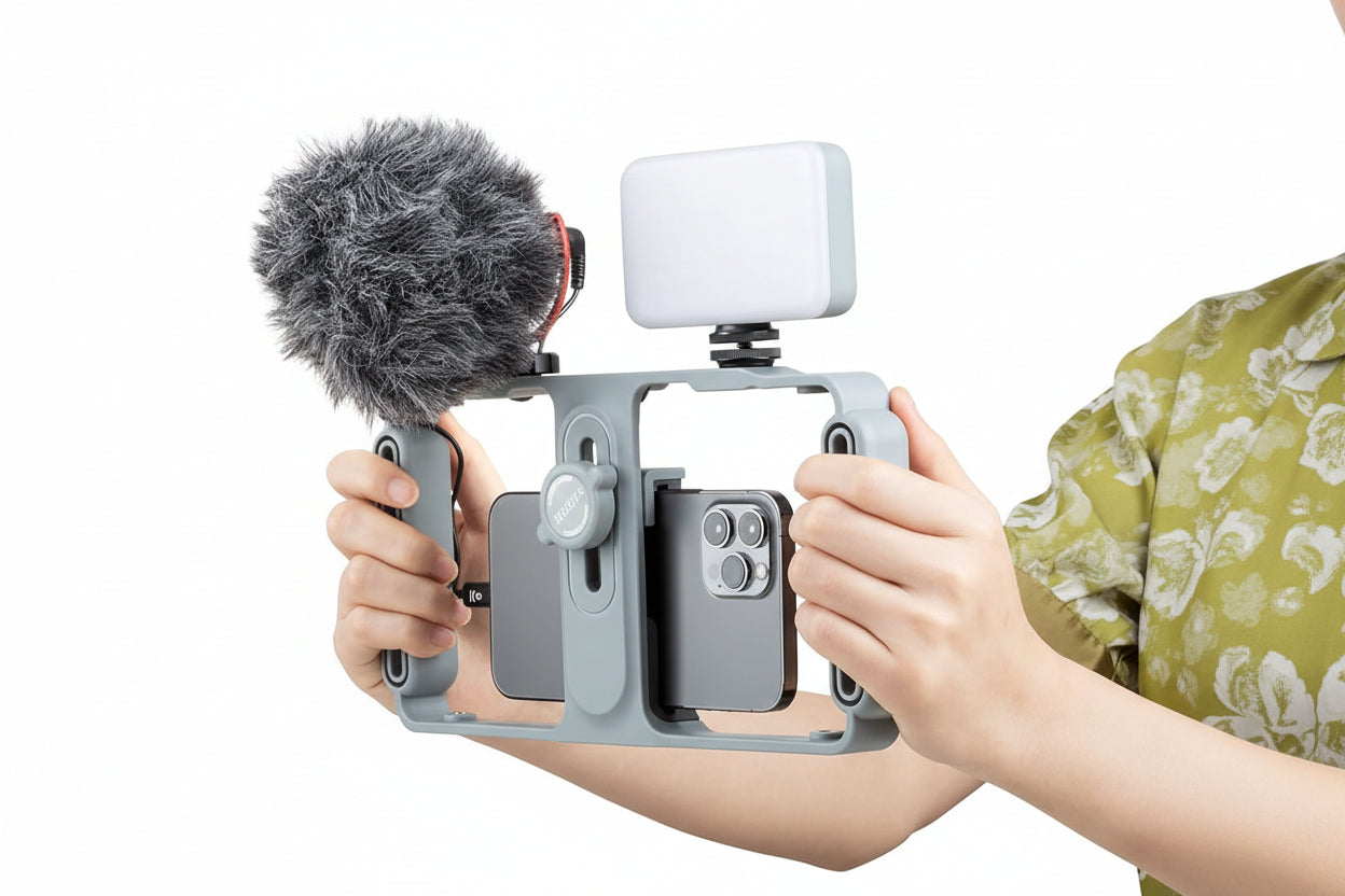 Smartphone Camera Stabilizer Rig & Phone Cage