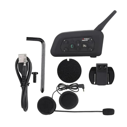 Xtreme Xccessories V6 Pro Bluetooth Motorcycle Intercom Headset