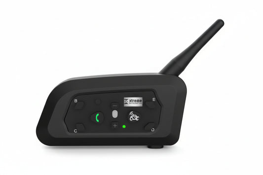 Xtreme Xccessories V6 Pro Bluetooth Motorcycle Intercom Headset