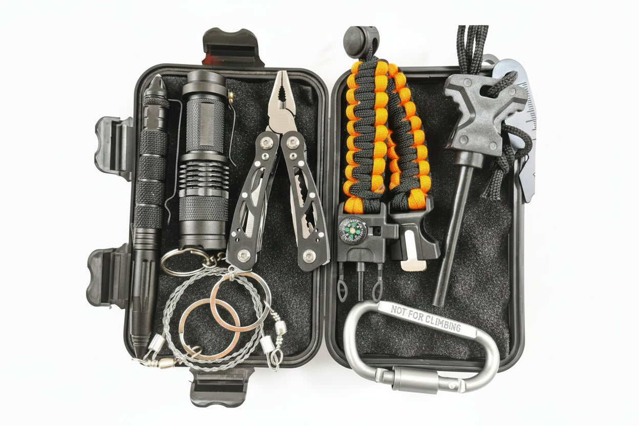 Xtreme 9 Piece Survival Kit - Survival & Camping Kits