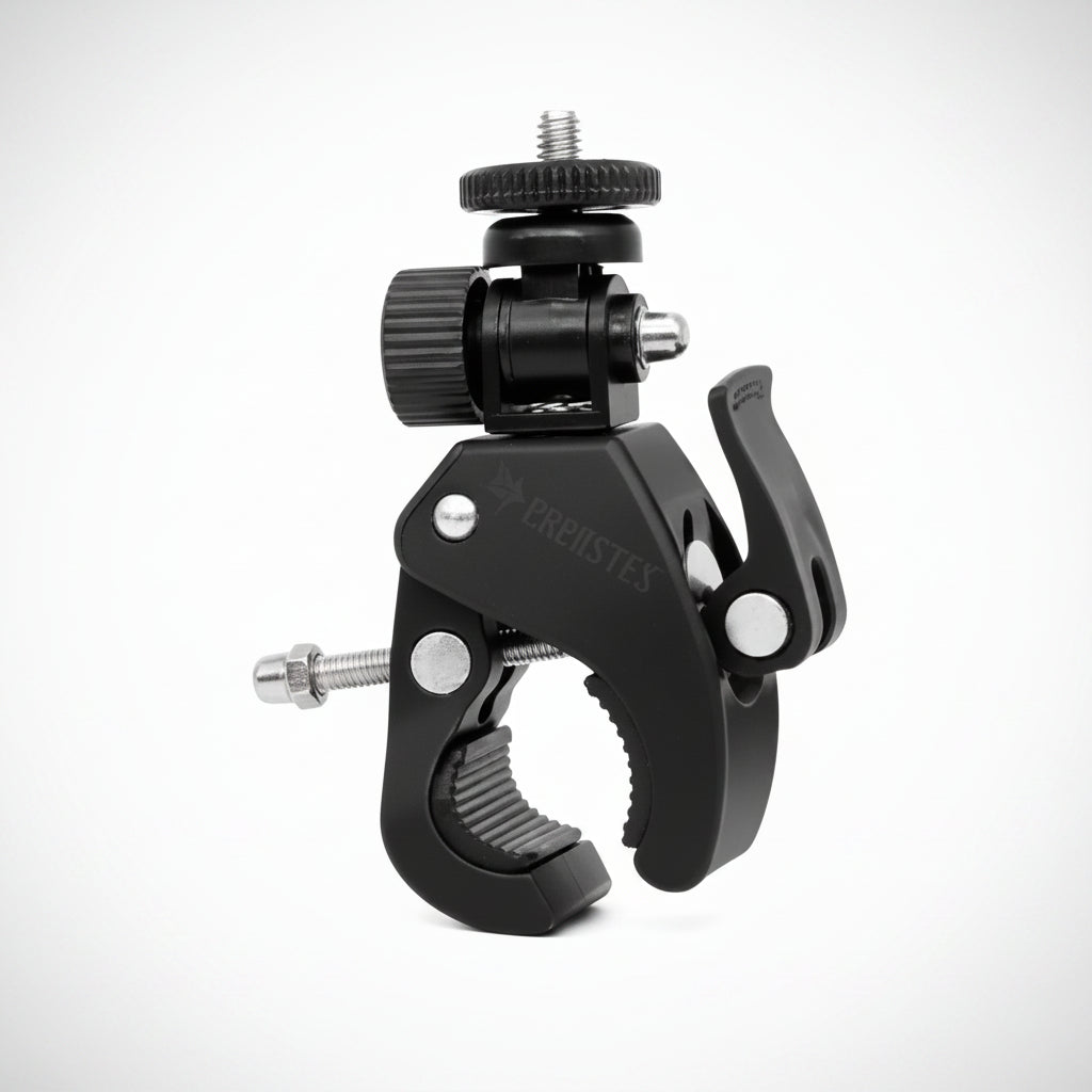 Heavy Duty Handlebar Clamp Mount for GoPro, Insta360 and other Action Cameras