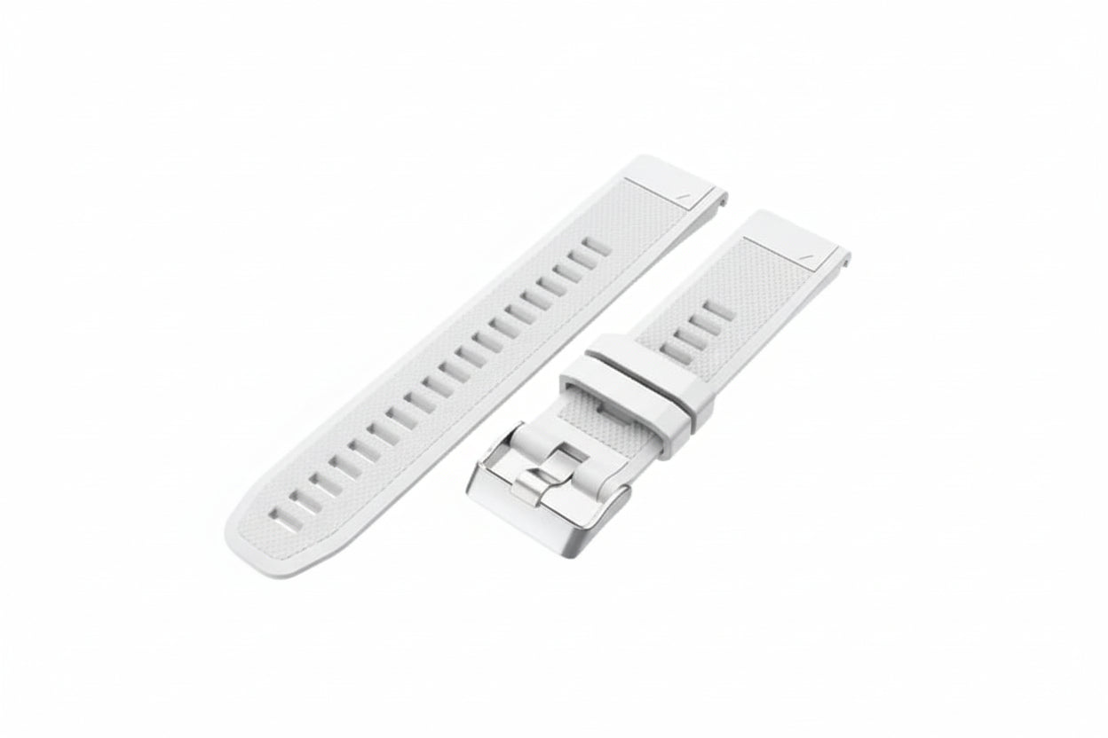 22mm Garmin Watch Strap – White | Quick-Release