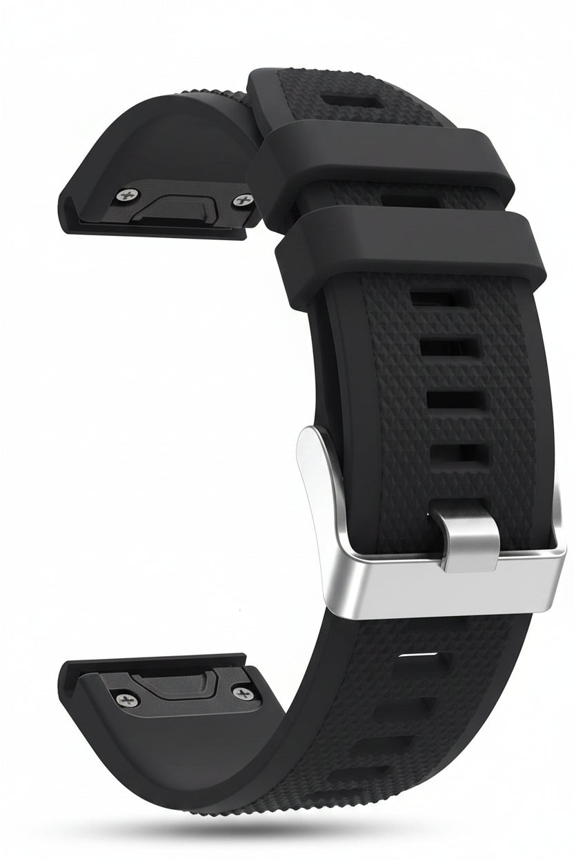 22mm Garmin Watch Strap Black - Default
