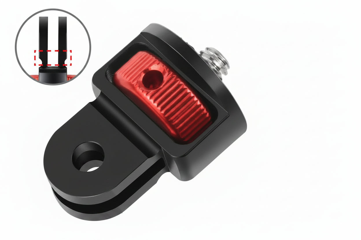 Aluminum Alloy 1/4 inch Screw Tripod Adapter for Gopro Hero Series and all Cameras