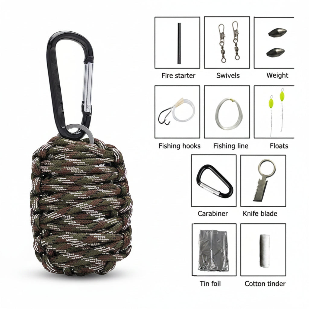 Wrapped 15piece Survival Kit - Default